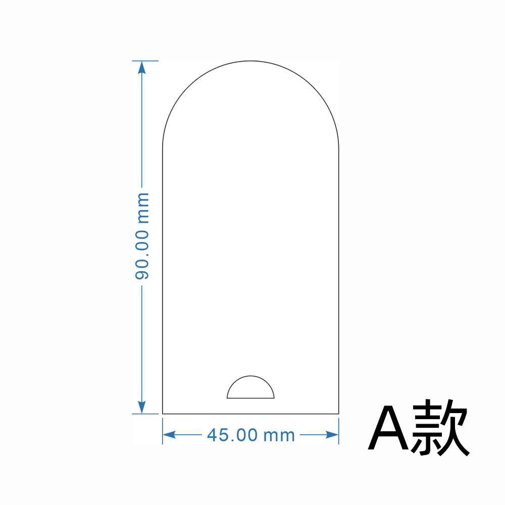 Cross Border Blank Acrylic Arch with Ribbon Wedding Seat Label Party Business Card Reserved Seating Sign