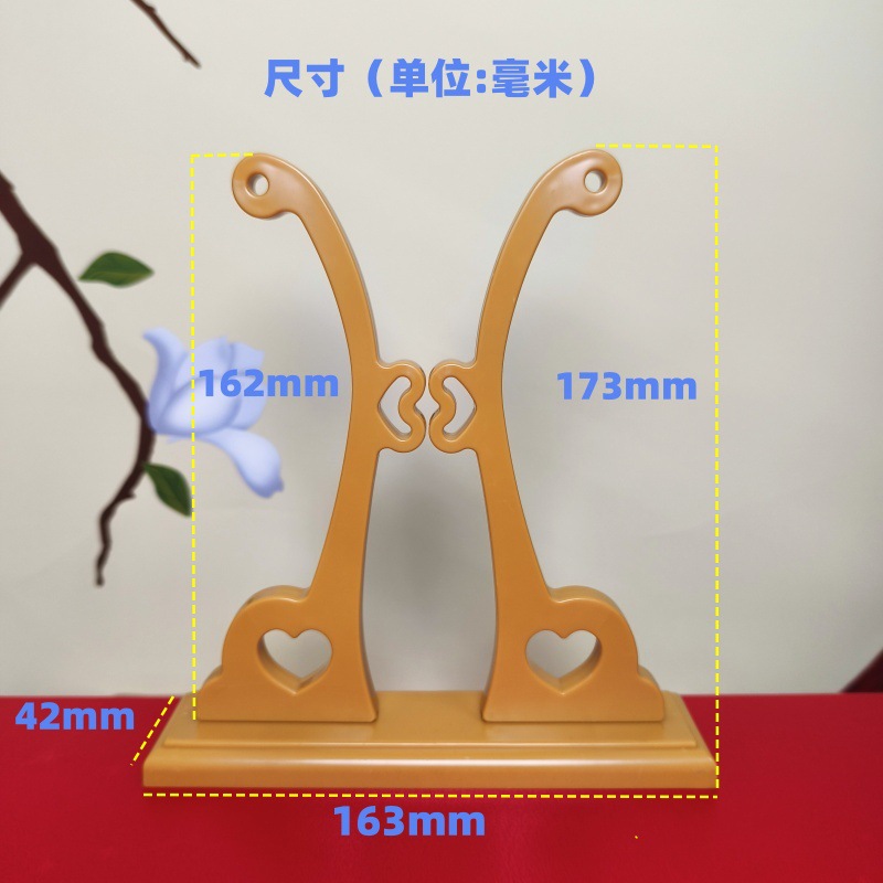 Fan Rack Wholesale Group Fan Rack Fan Base Bracket Fan Rack Palace Fan Holder Bride Wedding Fan Display Stand Bracket Resin