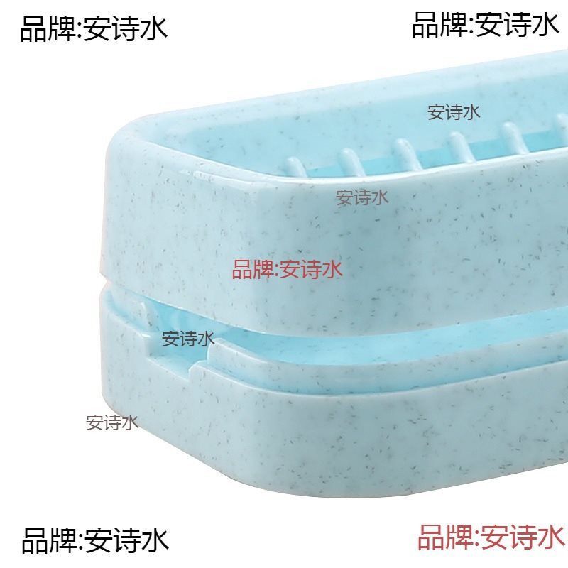 Bathroom Drain Double-Layer Soap Box Creative Plastic Travel Soap Box Handmade Soap Holder Bathroom Soap Rack