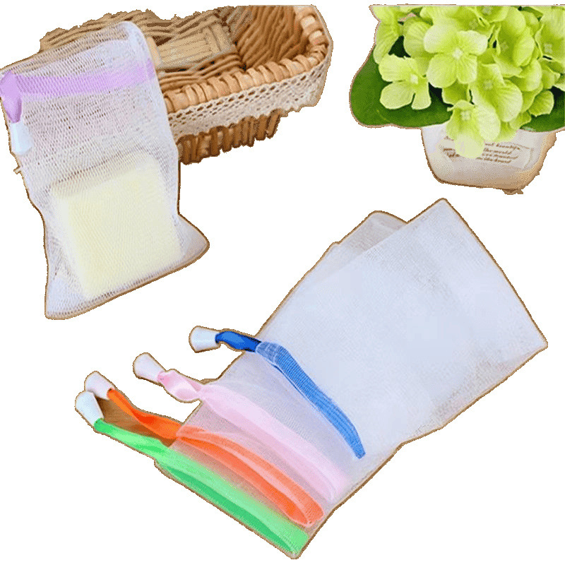 Foaming Net Soap Foaming Net Soap Mesh Bag Small Foam Face Wash Facial Soap Facial Cleanser Foaming Net Manufacturer
