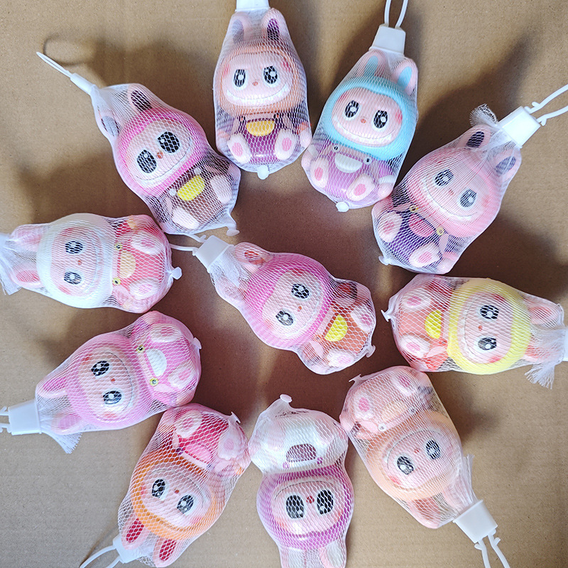 Labubu Squishy Slow Rebound Stress Relief Toy Venting Magic Cartoon Doll Promotion Children's Small Gift Wholesale