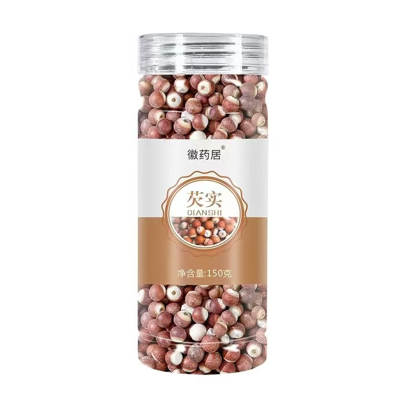 New Arrival Gorgon 150g Bottled Whole Capsules Gorgon Dry Goods Medicine and Food Homologous Gorgon Chicken Head Rice Wholesale