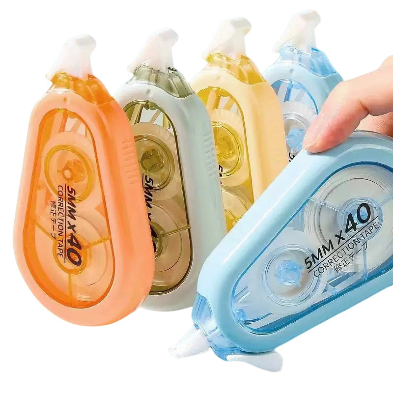 Anti-Fall Silent Correction Tape for Students, Large-Capacity and High-Looking Correction Tape, 5 Packs of Smooth Correction Tape Wholesale