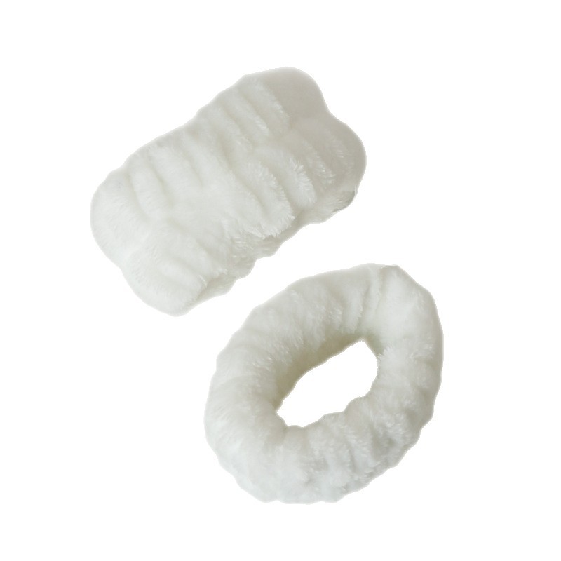 Face Wash Wristband, Anti-Splash, Washable Cuffs, Anti-Moisture Artifact, Sweat-Absorbent Sleeves, Sweat-Wiping Sports Headband, Women's Plush Hair Band