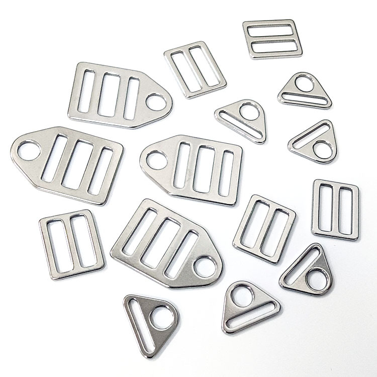 Металлическая пряжка для багажа из нержавеющей стали, фиксированная пряжка, аксессуары для производства, японская пряжка, девятисимвольная сетчатая пряжка