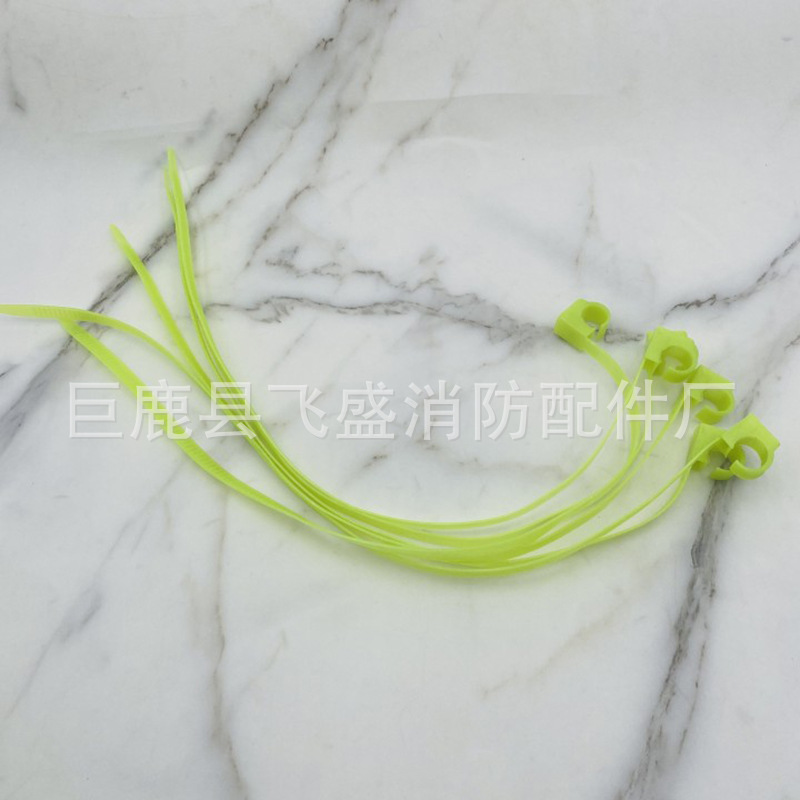 Water-based/dry powder fire extinguisher accessories 4Kg8KG plastic cable tie fire extinguisher black and yellow belt strap