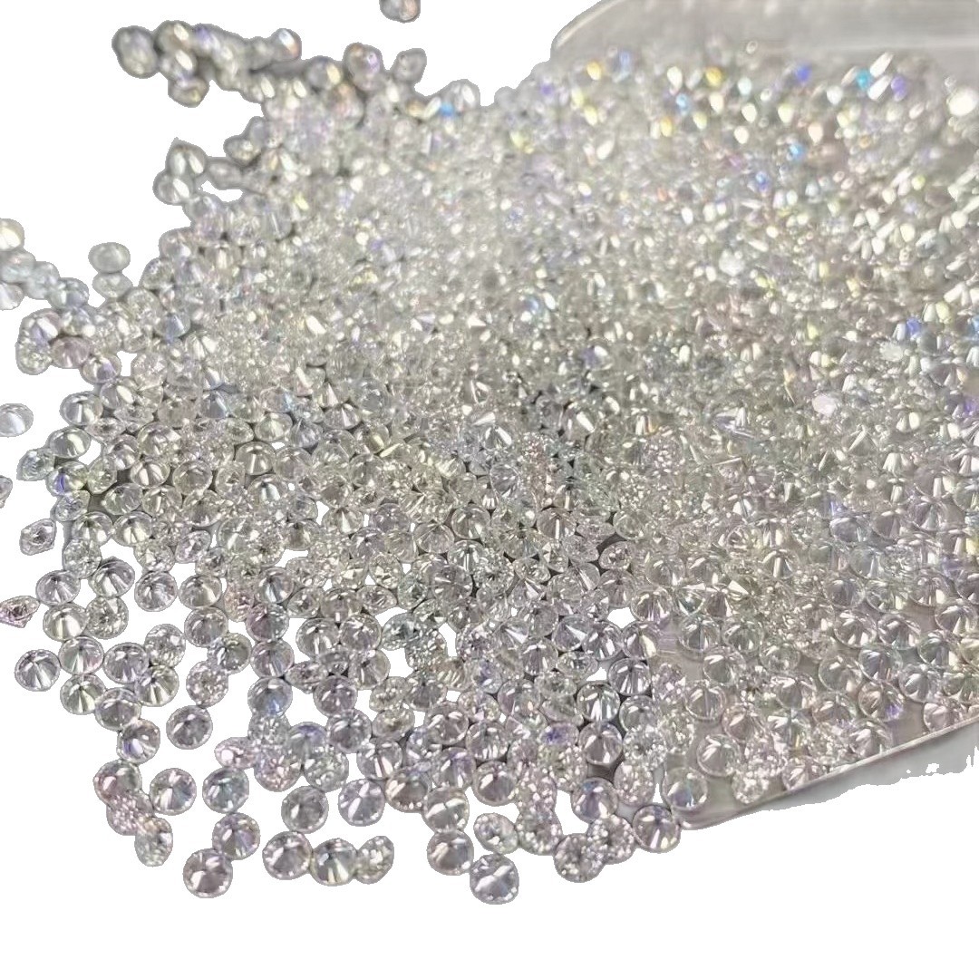 Grown Diamond Cubic Zirconia Stones 3mm 5mm Inlay Matching Stones Henan Synthetic Diamond Small Diamonds Wholesale in Stock