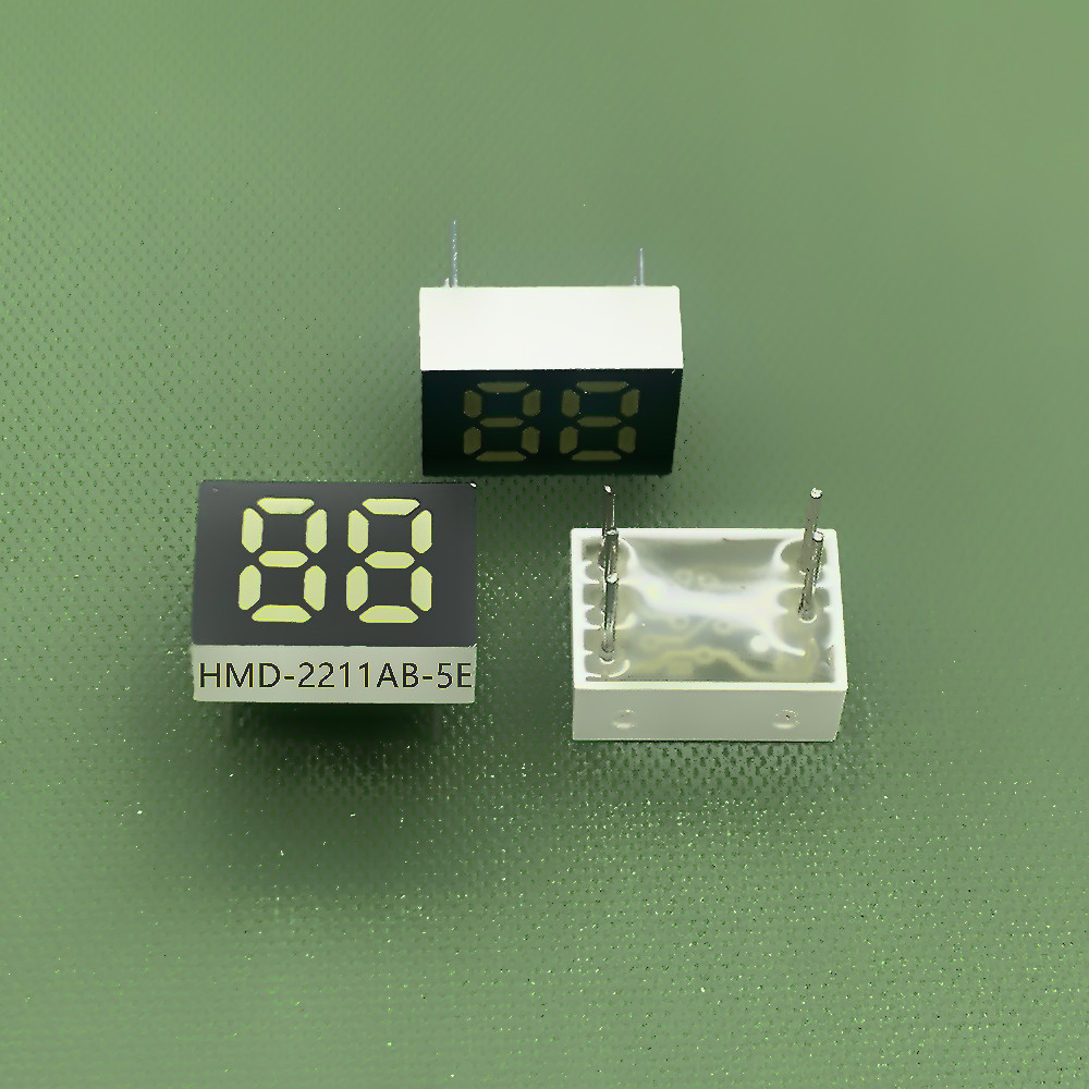 Manufacturers supply two LED toy display white light digital tube hand warmer Power Bank double row digital screen