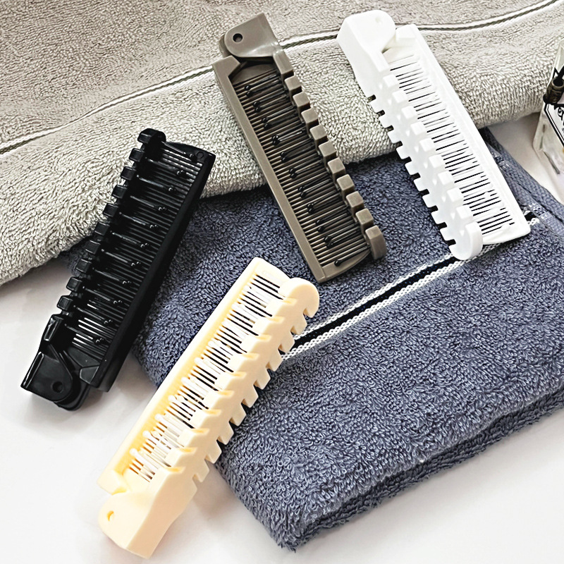 Double-Tooth Folding Comb Student Dormitory Portable Massage Comb Double-Foldable Comb Hairdressing Comb Disposable Supplies Hotel