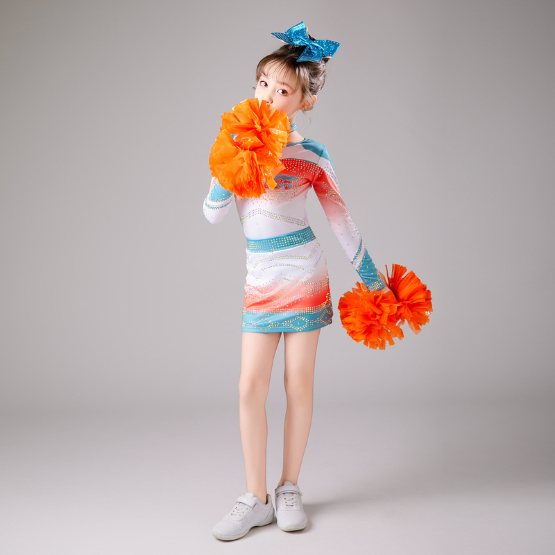 Cheerleading Uniforms for Girls, Cheerleading Dance Competition Uniforms, Sports Meet Aerobics Performance Uniforms, Jazz Dance