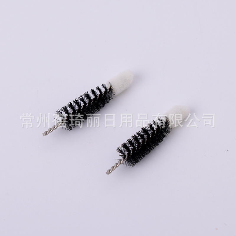 Factory supply nylon eyelash brush head spiral eyelash comb replacement brush head accessories disposable portable eyebrow shaping tool
