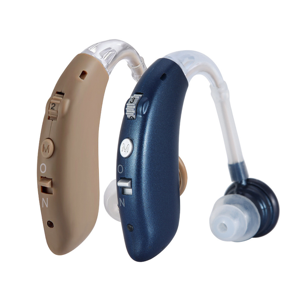Hearing aid cross-border USB rechargeable Hearing Aid behind-the-ear noise reduction sound amplifier English foreign trade batch