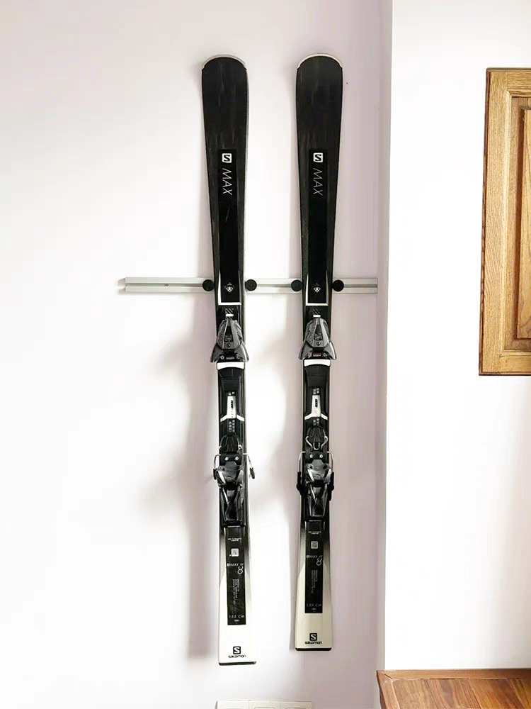 Indoor Ski Storage Rack, Single Board Storage Rack, Double Board Storage Rack, Wall-Mounted Storage Rack
