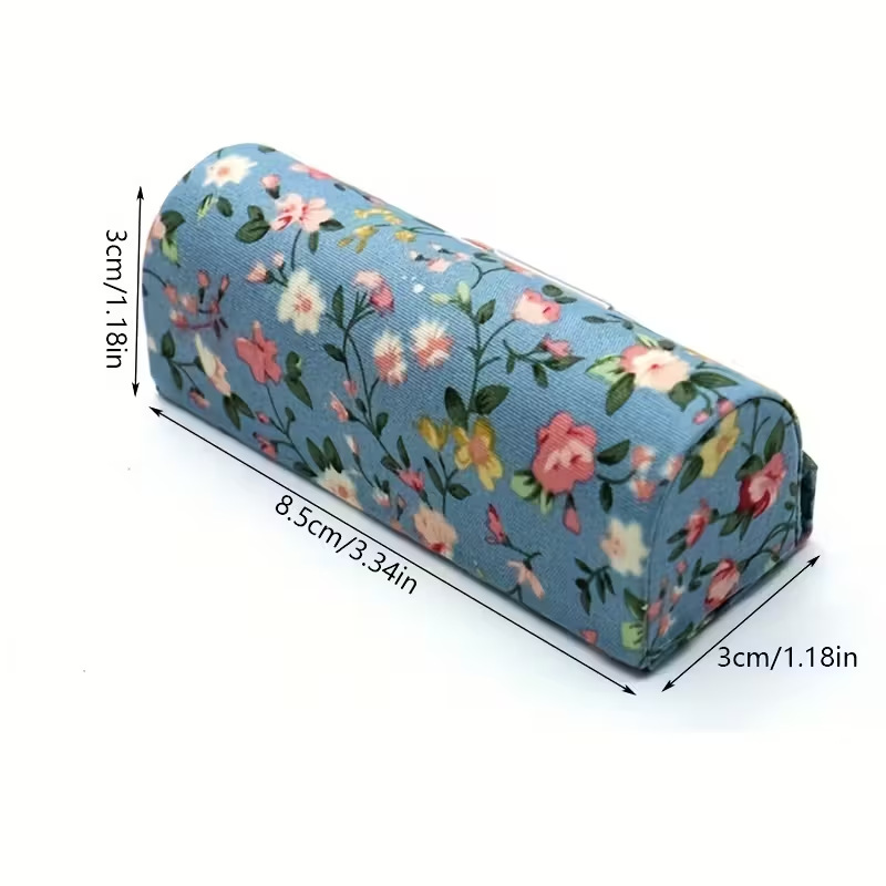 Retro Lipstick Box Lipstick Portable Colorfulful Jewelry Ribbon with Mirror Silk Embroidered Lipstick Protective Storage Box
