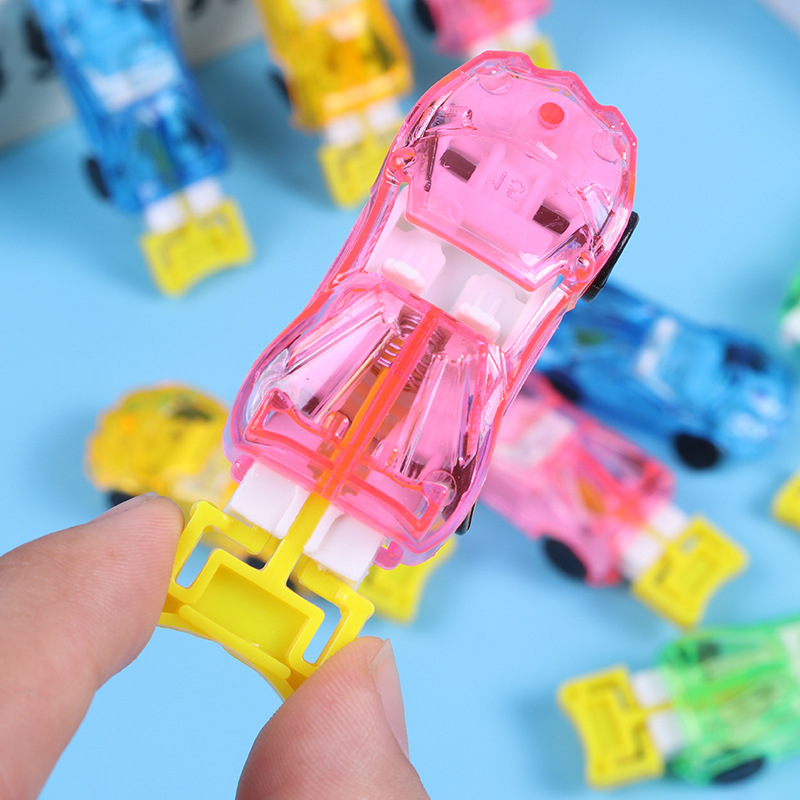 Launcher Ejection Car Inertia Jumping Car Ejection Flying Car Racing Plastic Car Small Police Car Children's Toys