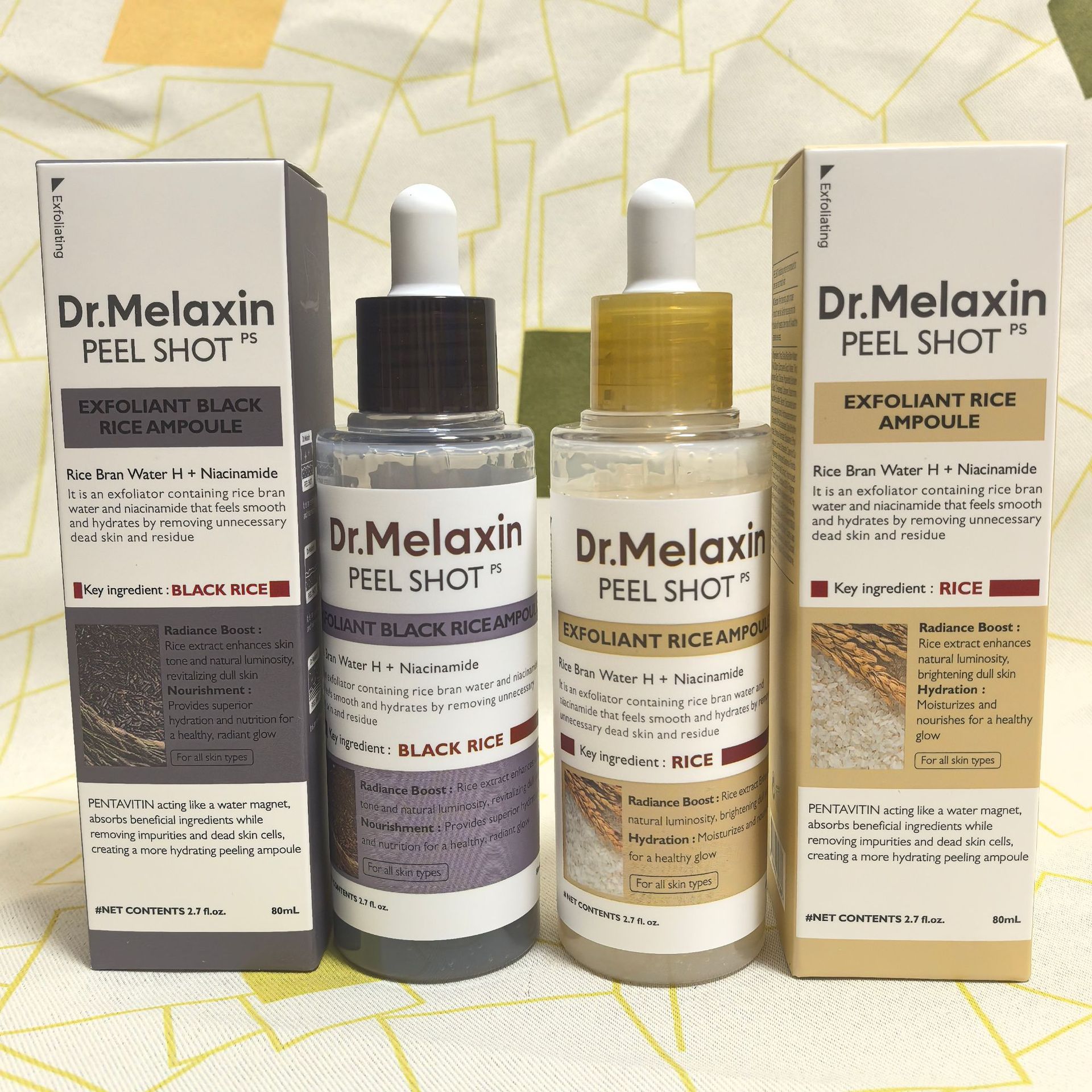 Cross-Border Series Dr.Melaxin Eye Bag Cream Tx Cream Black Rice White Rice Essence Centella Asiatica Repair Cream Powerful Essence