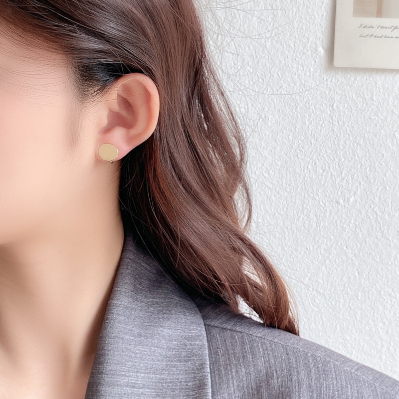 Маленькие золотые бобы из золота и серебра, регулируемые эластичные серьги, зажим для ушей, готовые и полуготовые аксессуары для серег