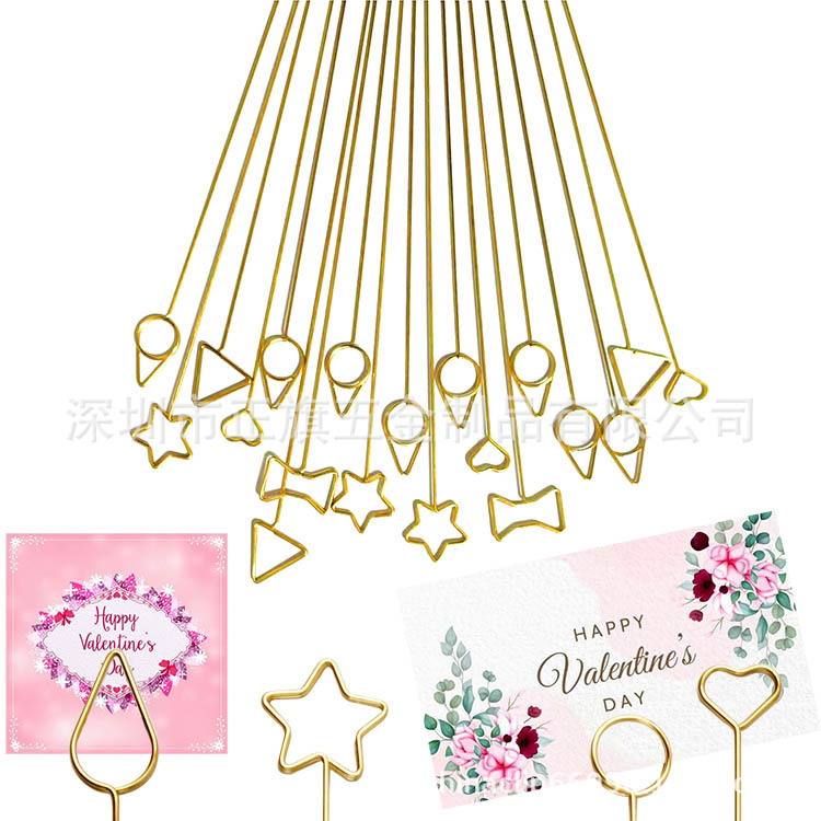 Girl's Heart Cute Flower Art Small Round Message Holder Small Love Flower Card Card Holder Business Card Holder Notes Holder