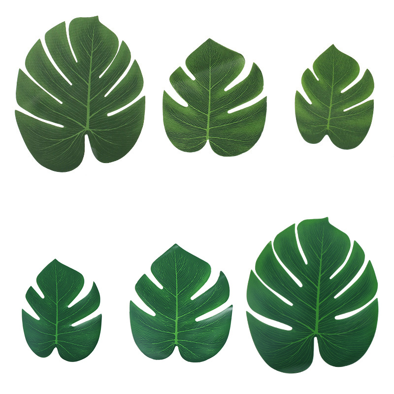 Tortoise Leaf Boneless Amazon Hawaii Party Tropical Tortoise Leaf Decorative Flag Simulation Tortoise Leaf