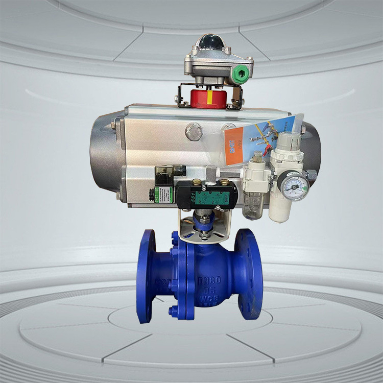 Triple cylinder GTD-127 GTD-140 GTD-160 pneumatic valve controller
