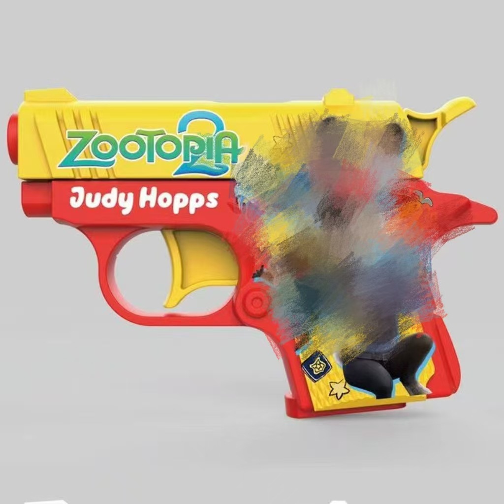 1911 Little Radish Nezha Gravity Toy Gun Rebound Mini Pistol Can Hold Candy Trendy Children's Doll Machine