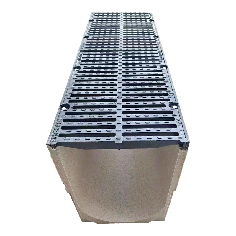 Drainage ditch linear drainage ditch gap drainage ditch resin drainage ditch kitchen U-shaped groove finished product drainage ditch