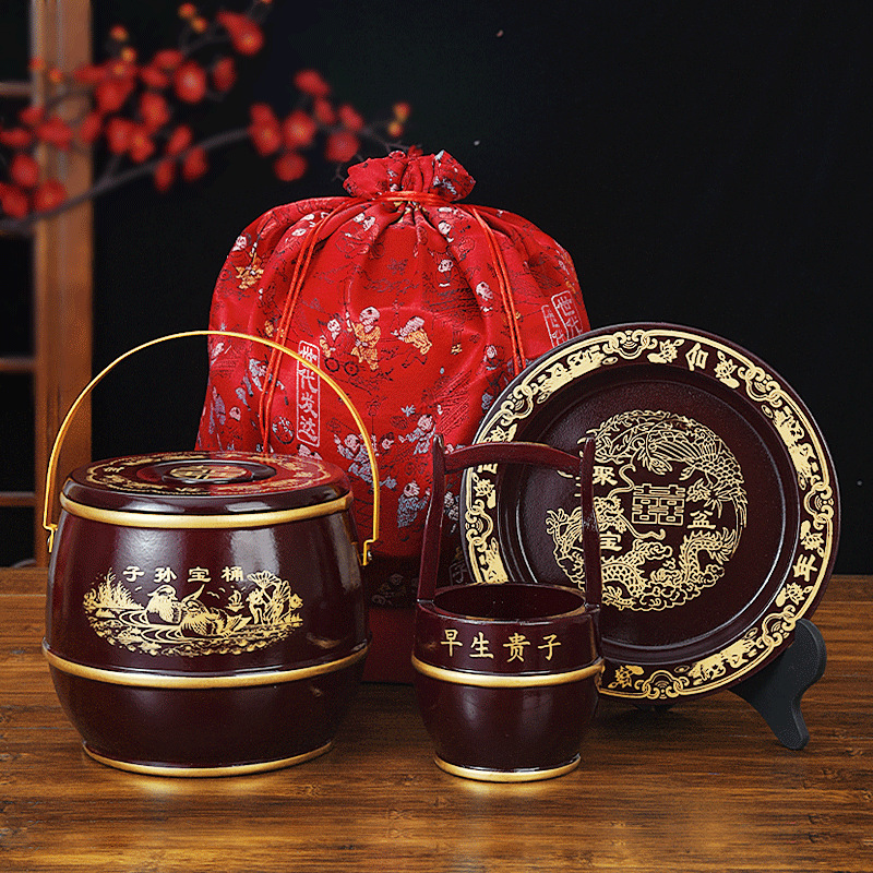 Wedding Supplies, Bride's Dowry Bucket, Plastic Toilet, Wedding Supplies