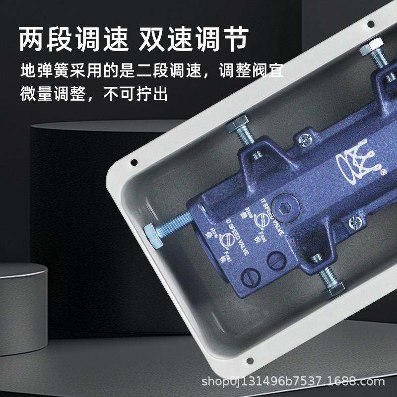 H-220B glass door floor spring framed frameless 90 degree aluminum alloy universal hydraulic floor spring wholesale