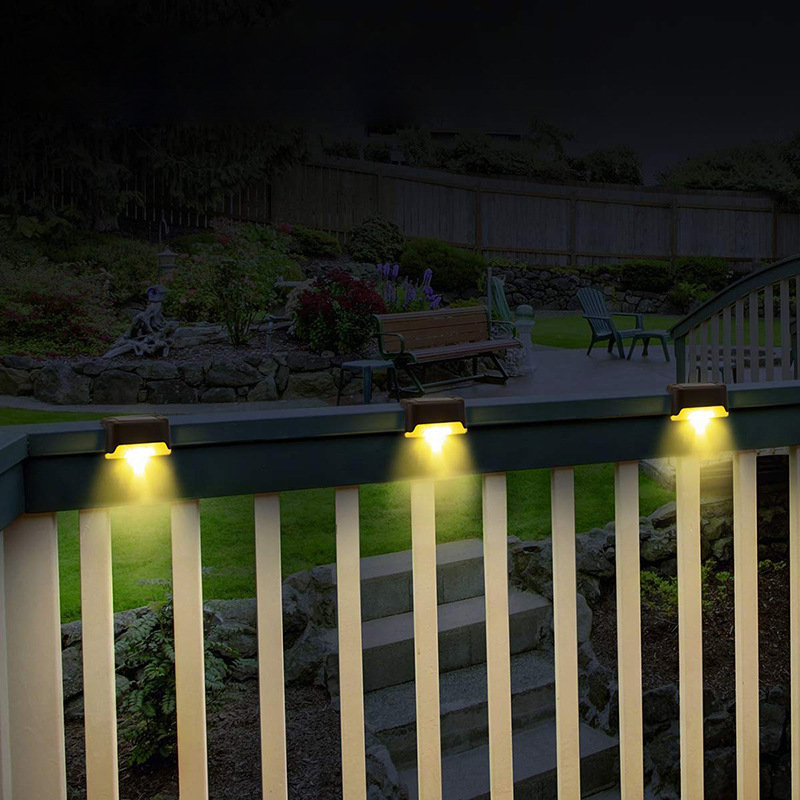 Solar Light Step Light Fence Light Railing Light Stair Light Outdoor Led Step Light Courtyard Decoration Small Wall Light D