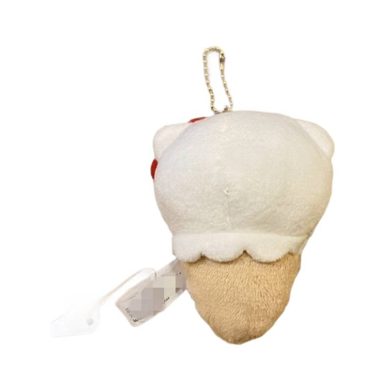 Cone KT Ice Cream Hanging Decoration Cartoon Pendant School Bag Pendant Keychain Plush Doll Toy Gift