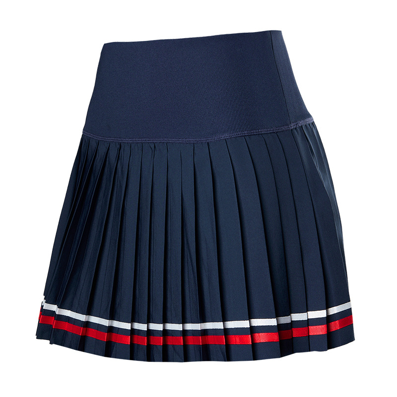 Women's Tennis Skirt Quick-Drying Sports Skirt Fitness Yoga Badminton Lined A-Line Fashion Pleated Short Skirt