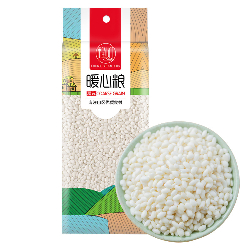 Cheng Shankou Cereals High Quality White Glutinous Rice Round Glutinous Rice Package Zongzi Special Jiangmi 250g/Vacuum Bag