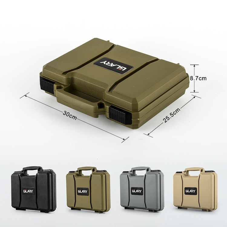 Plastic Stackable Empty Box Explosion-Proof Slide Buckle Portable Parts Storage Toolbox Ip55 Waterproof Suitcase