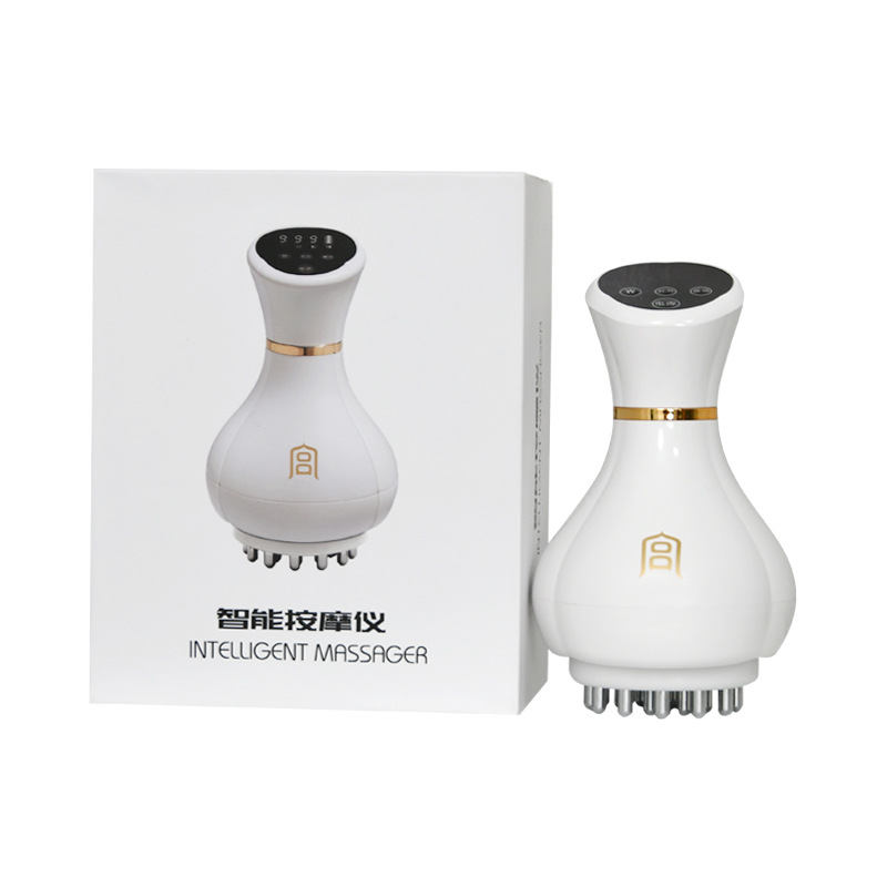 Miyagi Intelligent Massage Instrument Source Factory Vibration Heating 9-gear Abdominal Rubbing Instrument Household Wireless Electric Brush