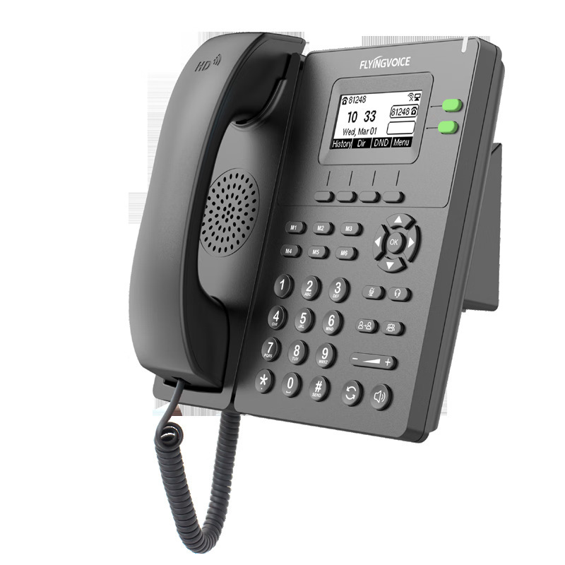 Flying Voice Wireless Ip Phone Recording Sip Phone Landline Wifi Lan Sip