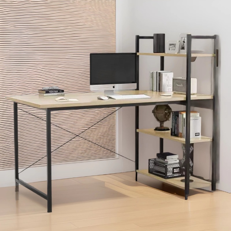 Компьютерный стол с приподнятой полкой, плавающая подставка для монитора, приподнятая полка для хранения, учебный стол.