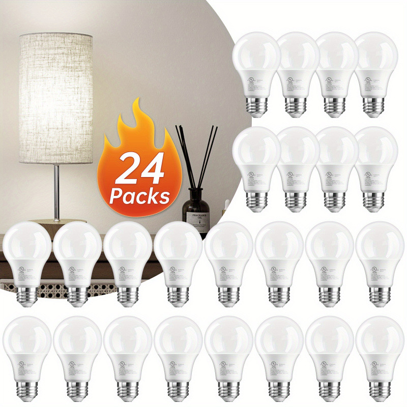 Набор из 12/24 ламп LED, яркий белый, 60 ватт