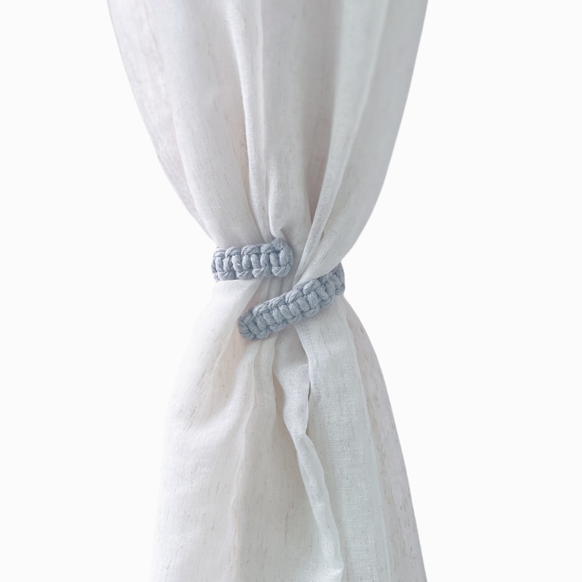 Cross-Border Hot-Selling Nordic Hemp Rope Curtain Fabric Ties, Handmade Woven Versatile Cotton Rope Back Ties