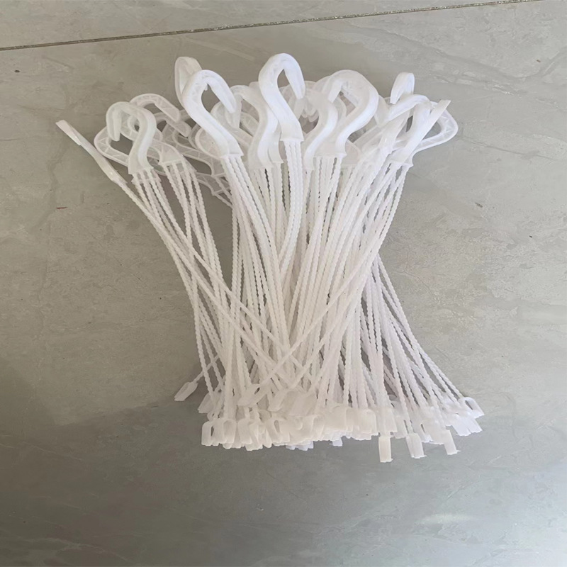 Factory wholesale hanging orchid hook plastic flowerpot white plant potted living room gardening flower stand windproof hook