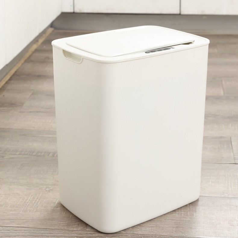 Smart Trash Can with Sensor for Kitchen, Bedroom, Living Room, Bathroom, with Lid, Silent Sanitary Bin, Manufacturer, Fully Automatic