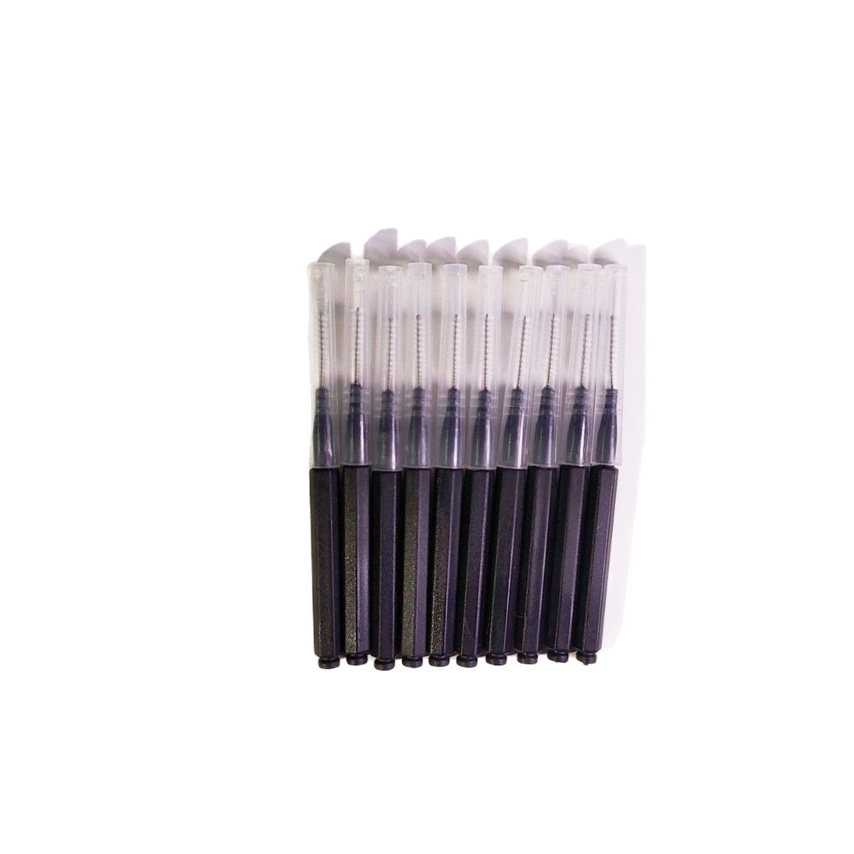 Pencil-Type Interdental Brush Manufacturer Straight-Haired Interdental Brush with Dust Cover Beauty Brush L-Shaped Interdental Brush