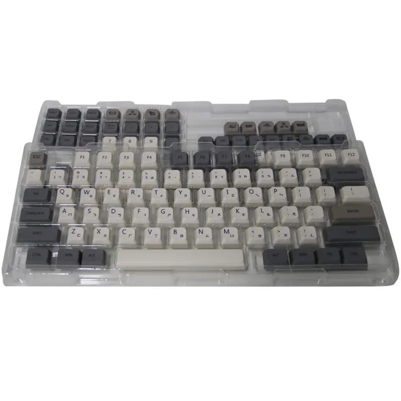 Вдохновляющий Xda Русский/Фонетический/Корейский язык 133 клавиши Малый полный набор PBT сублимация индивидуальные колпачки клавиш износостойкие