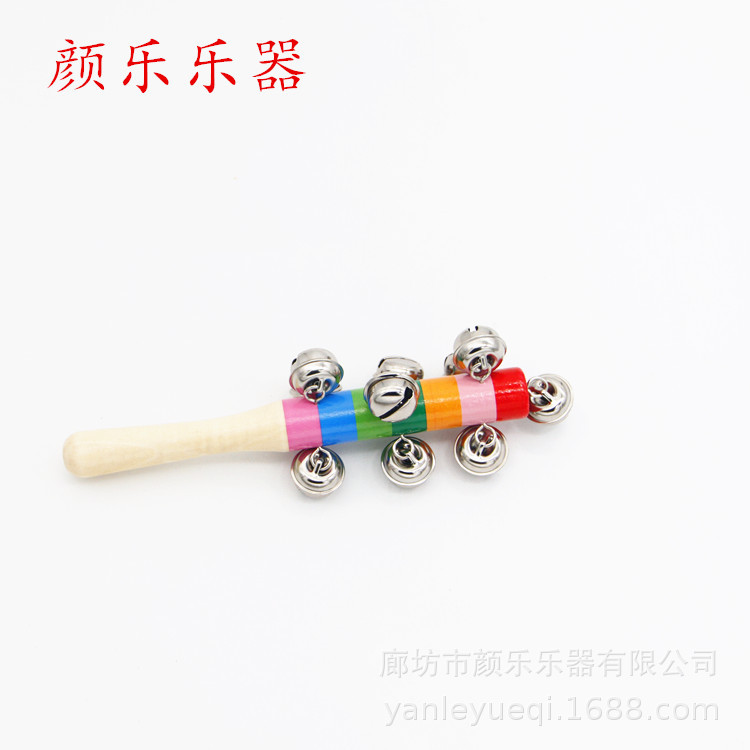 Factory Sold Colorful Bolls Rainbow Bolls Wooden Hand-cranked Ling 13 Bolls 21 Bolls Kindergarten Teaching Aware