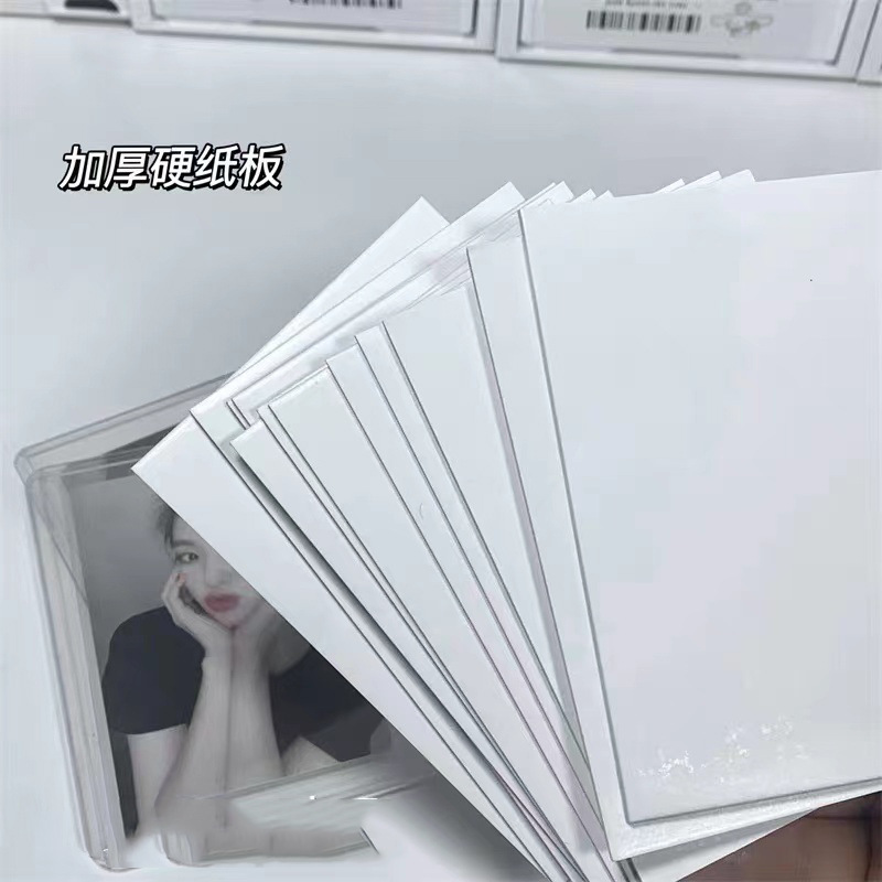 Wholesale ins protective backboard white card double-sided white board a7 cardboard small card 1.5mm thick hard cardboard