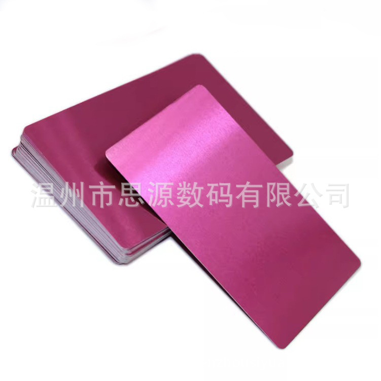 Тонкие 0.2мм лазерные металлические визитные карточки, алюминиевые карты на День благодарения, различные пустые материалы, большие скидки на складе