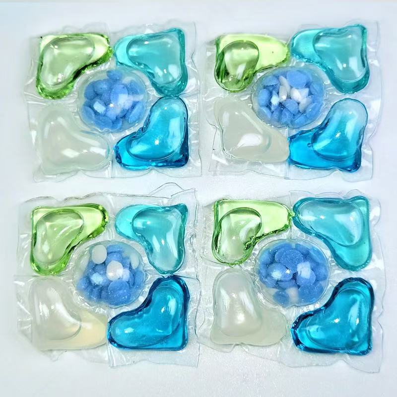 Five-Chamber Laundry Beads, Fragrance Beads, 5D Laundry Balls, 8g Floral Fragrance, Five-In-One Laundry Beads, Manufacturer Antibacterial and Mite Removal