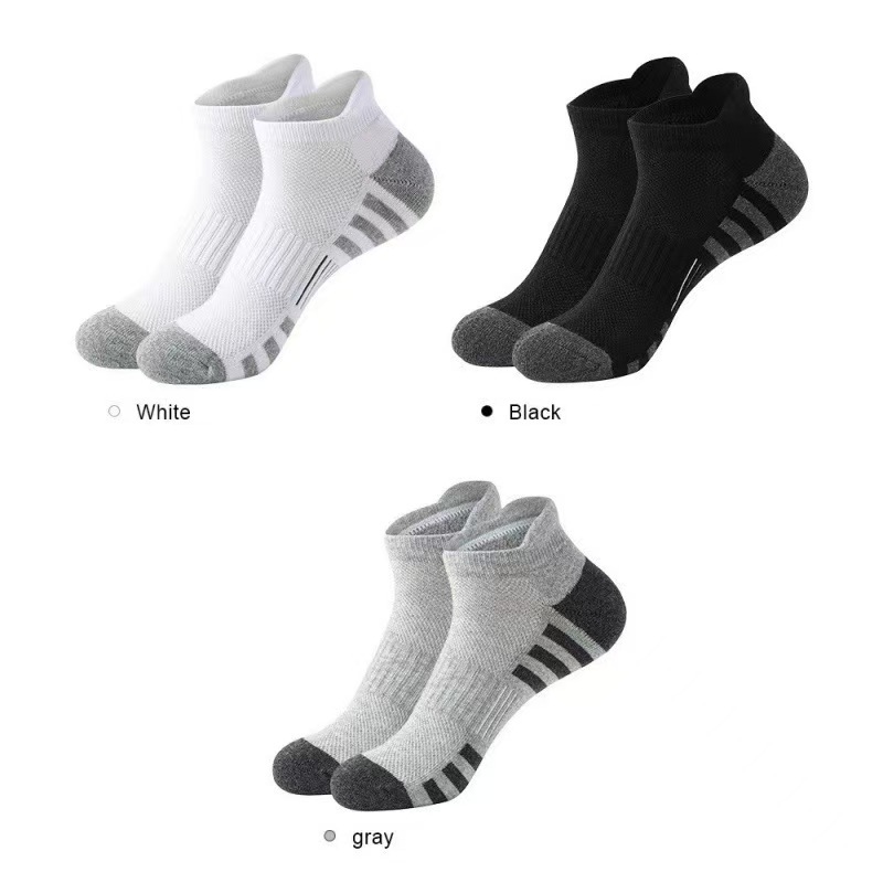 Cross-Border Amazon Color-Blocked Short Socks Spring and Summer Mesh Breathable Sports Socks Casual Versatile Shallow Boat Socks Wholesale