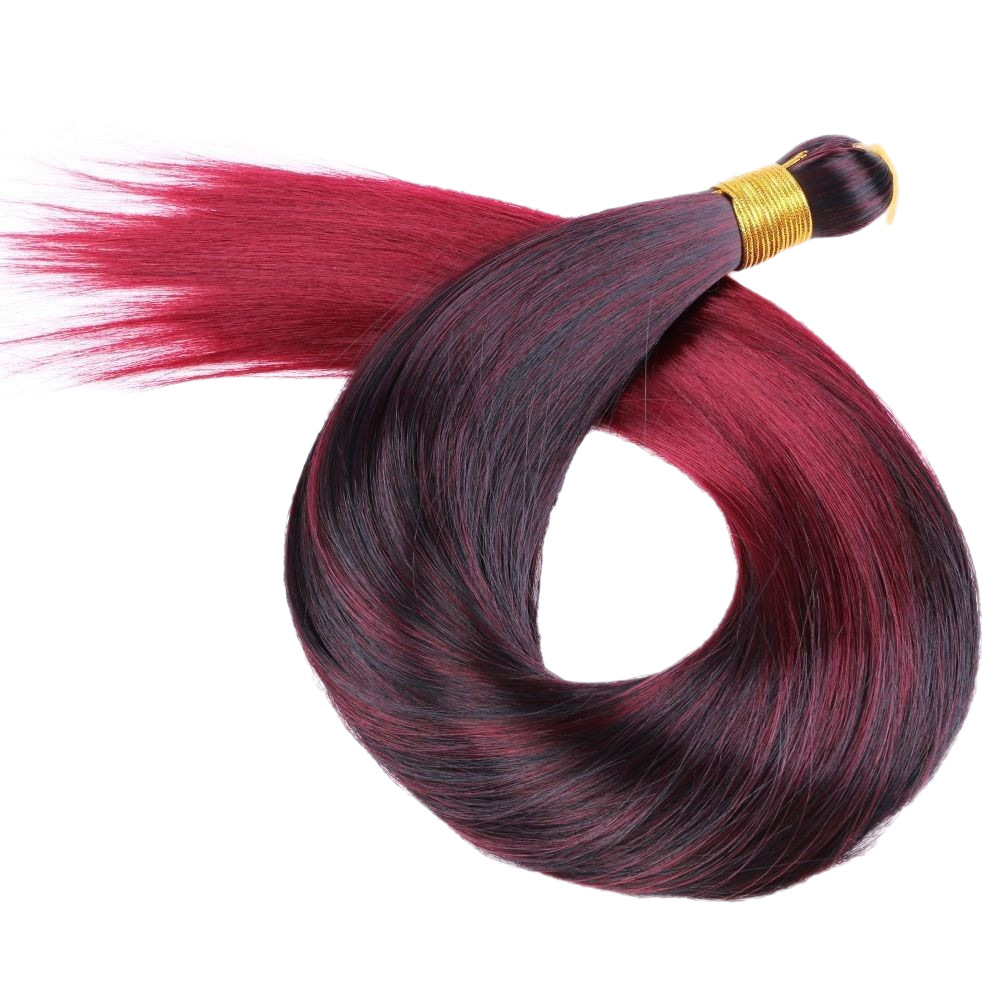 European and American Style Latin American Curly Straight Hair with Simulated Silk Soft Hair Extensions, Upgraded Silky Braids, Wig Braids