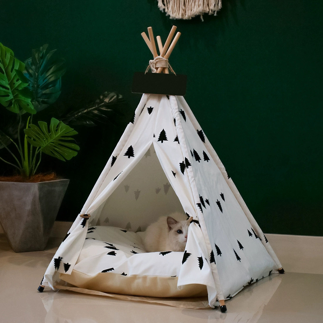 Cross-Border New Pet Tent, Detachable and Foldable Tent, Nordic Style, All-Season Universal Cat and Dog Tent