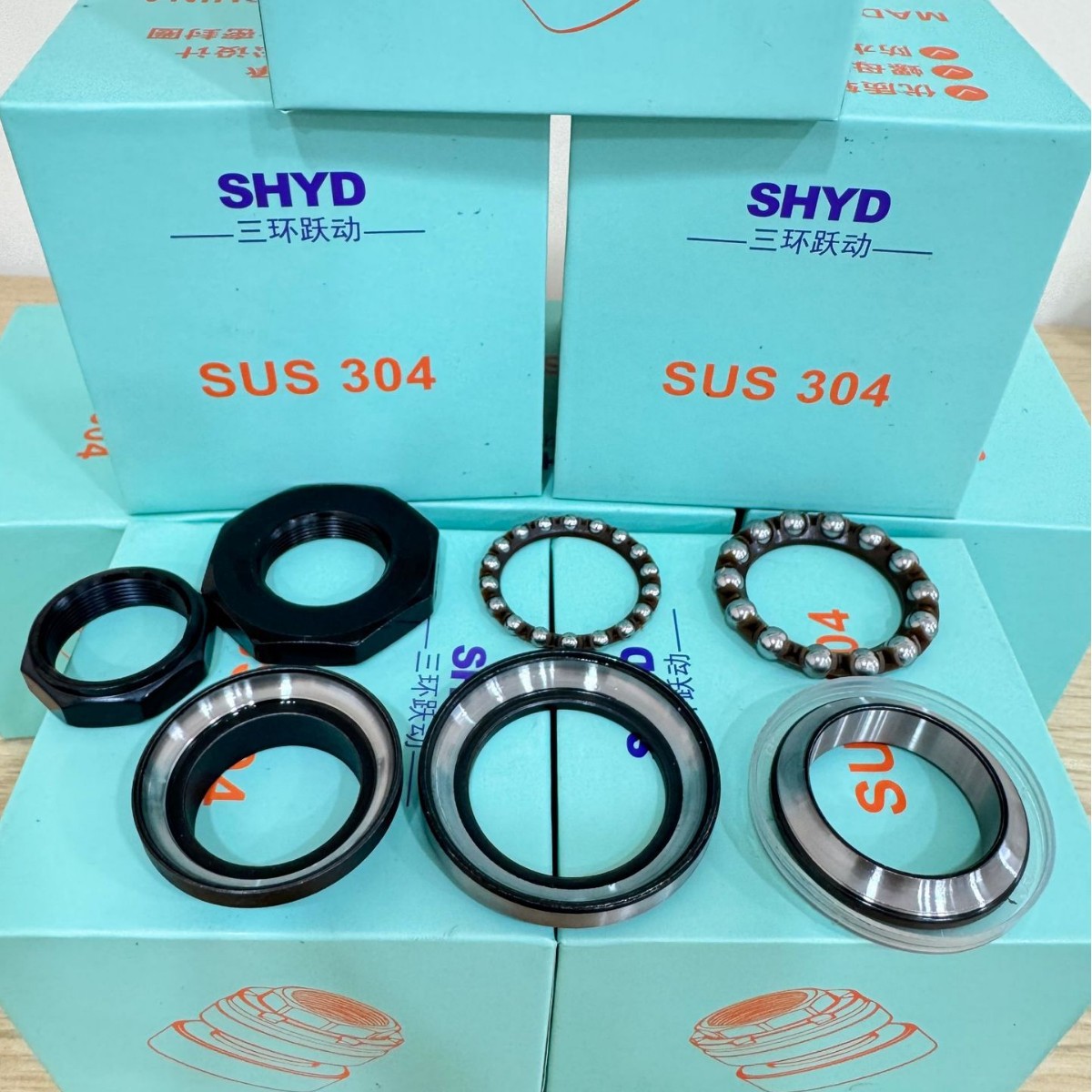 Zhongsha Princess Steel Bowl 40cr Steel Seven-piece Bowl Electric Motorcycle Front Fork Bearing Accessories Factory Outlet